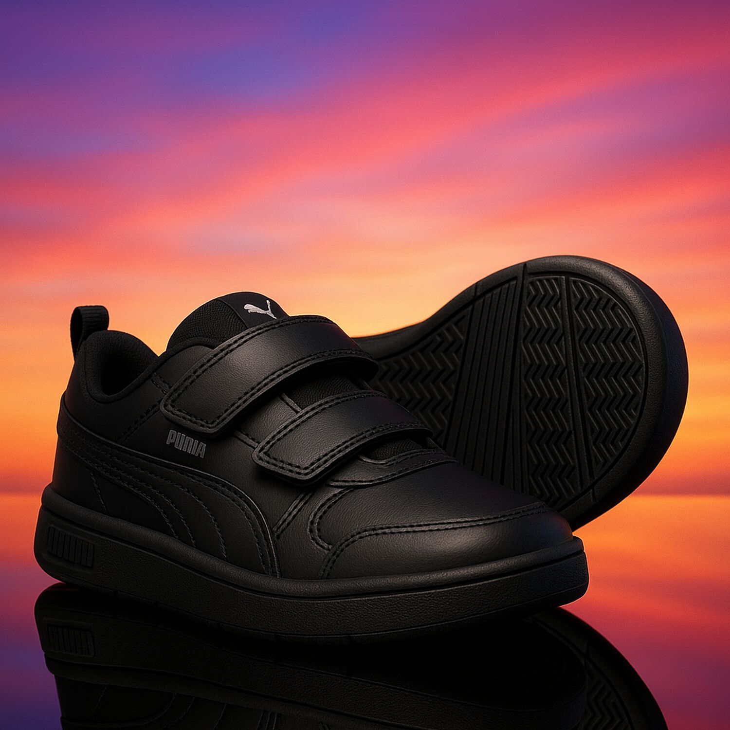 Black Courtflex V3 Trainers, 2, hi-res