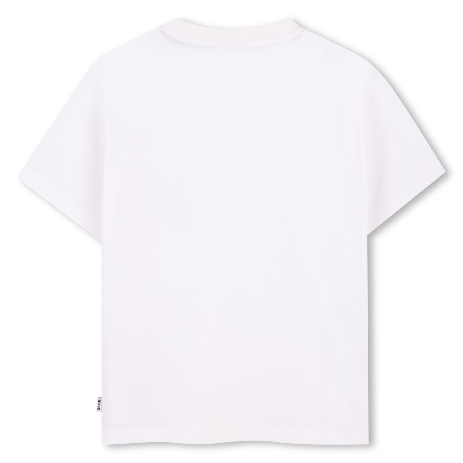 Boys Mini Me White Logo T-Shirt, 1, hi-res