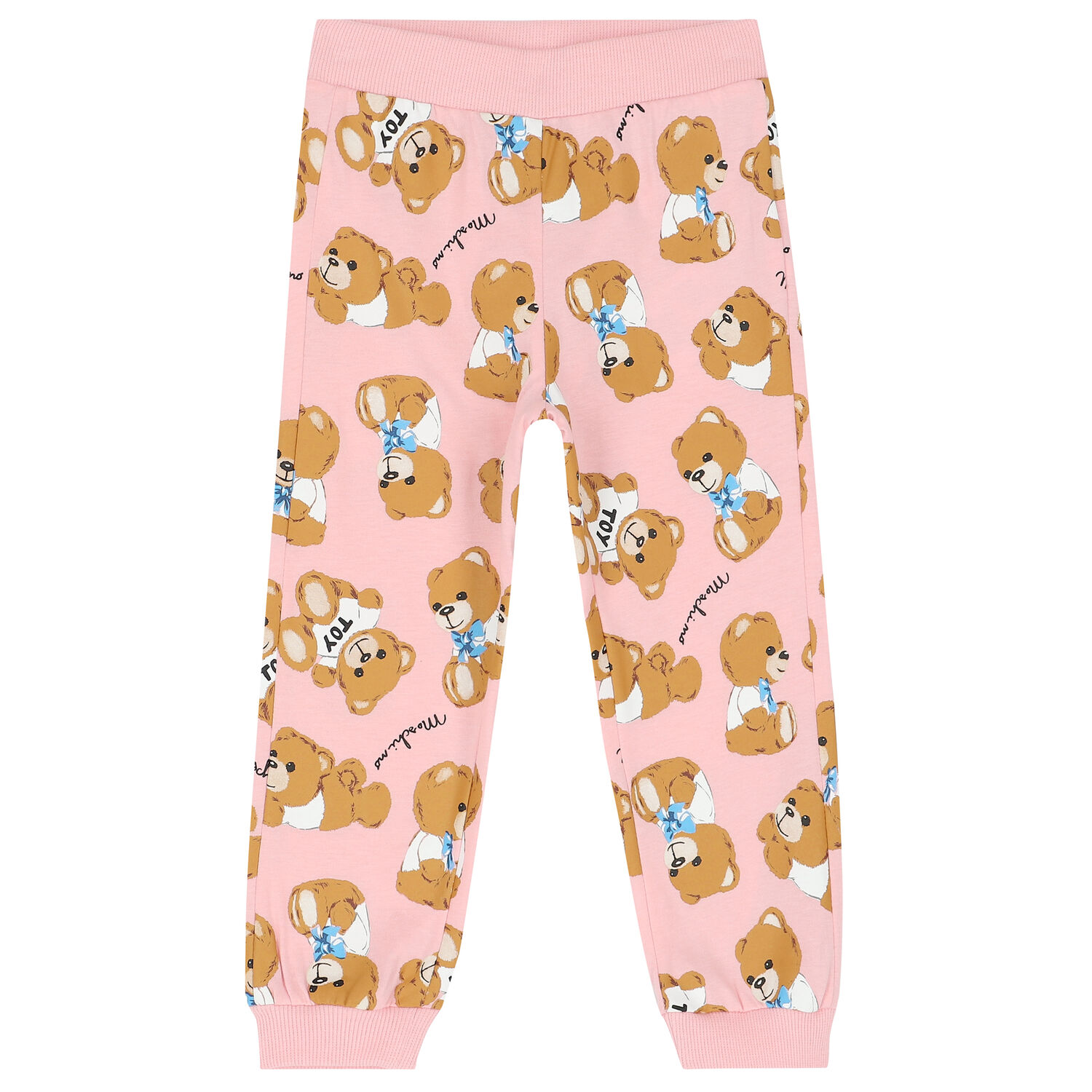 Grey & Ivory Teddy Logo Trousers Set, 3, hi-res image number null