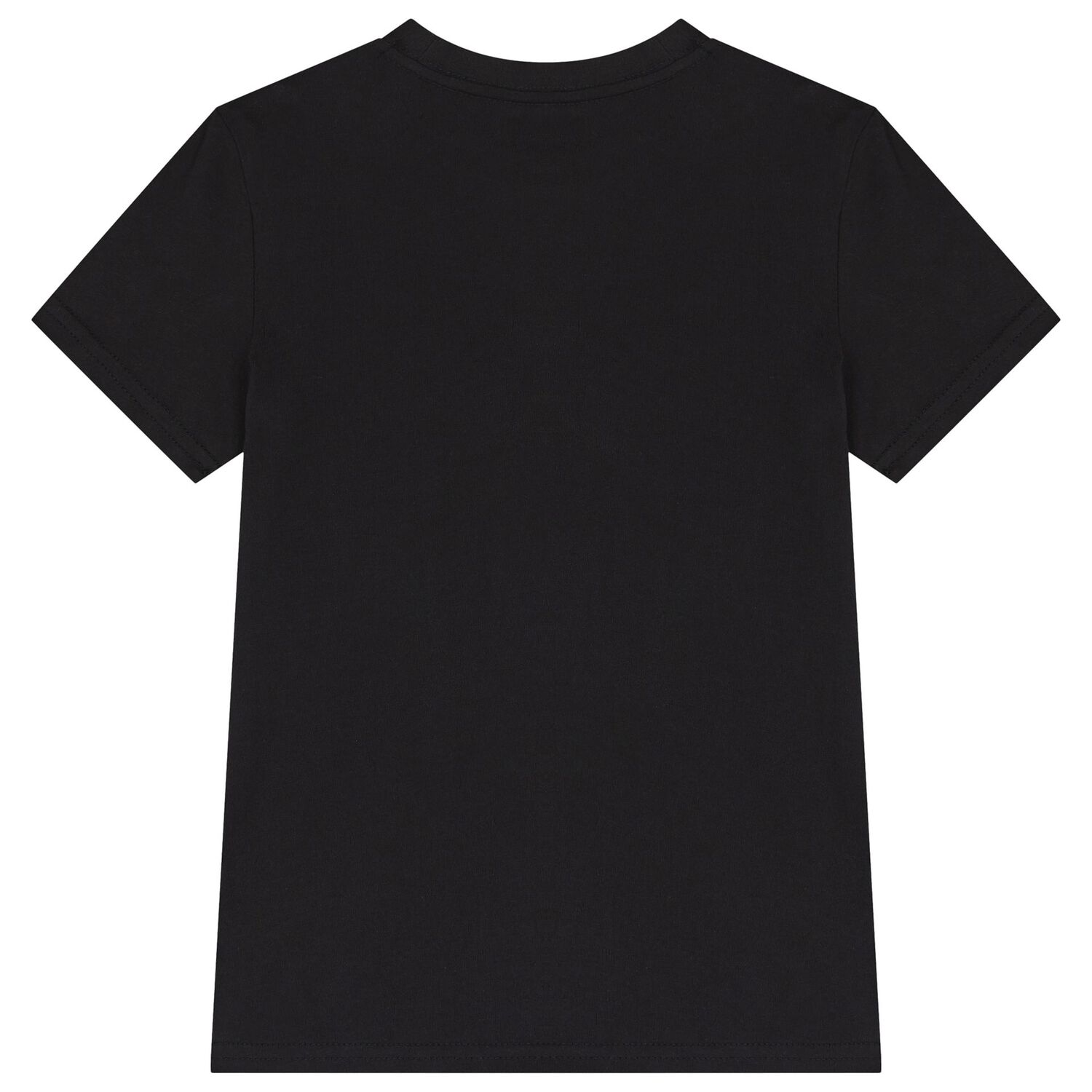 Boys Black & White Cotton Logo T-Shirts ( 2-Pack ), 1, hi-res