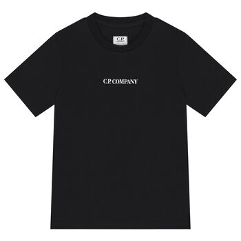 Boys Black Logo T-Shirt 