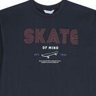 Boys White & Navy Blue Long Sleeve Top ( 2 Pack ), 2, hi-res