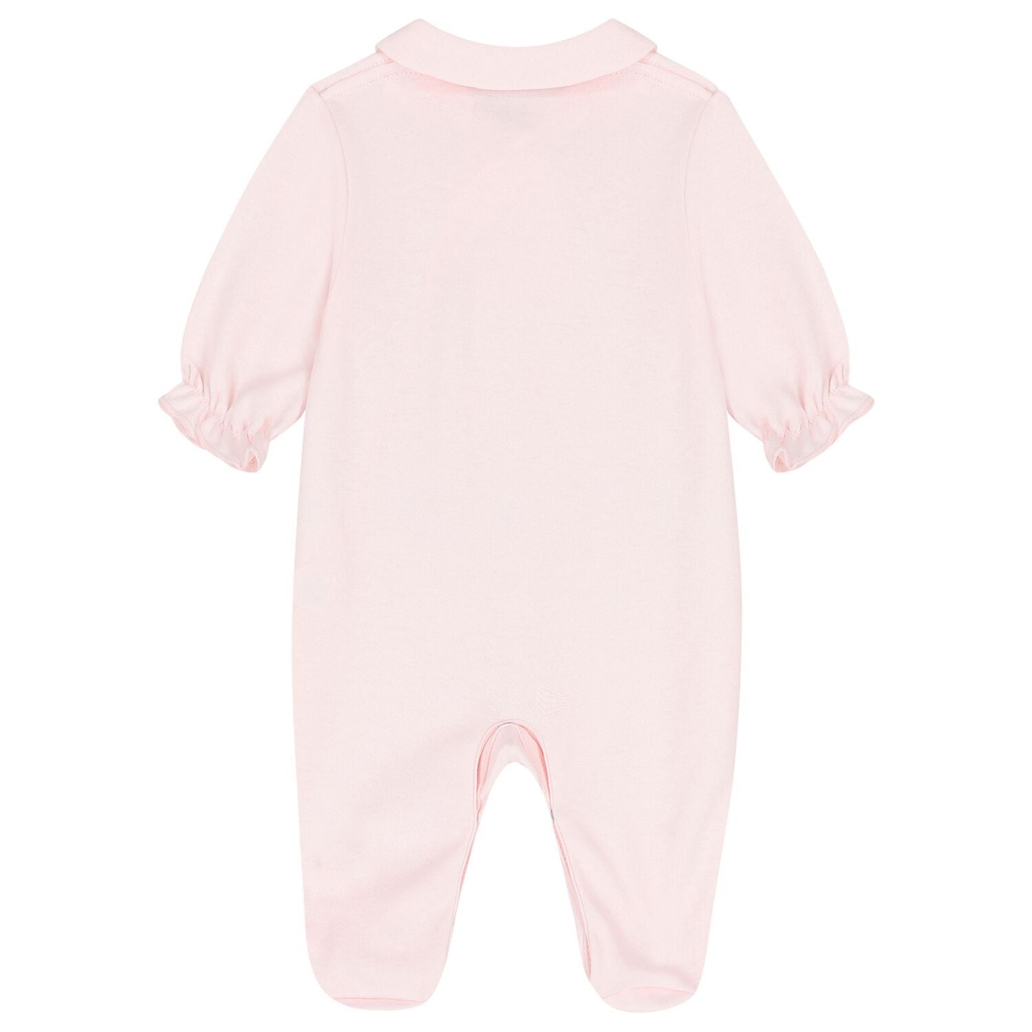 Baby Girls Pink Swan Babygrow, 1, hi-res