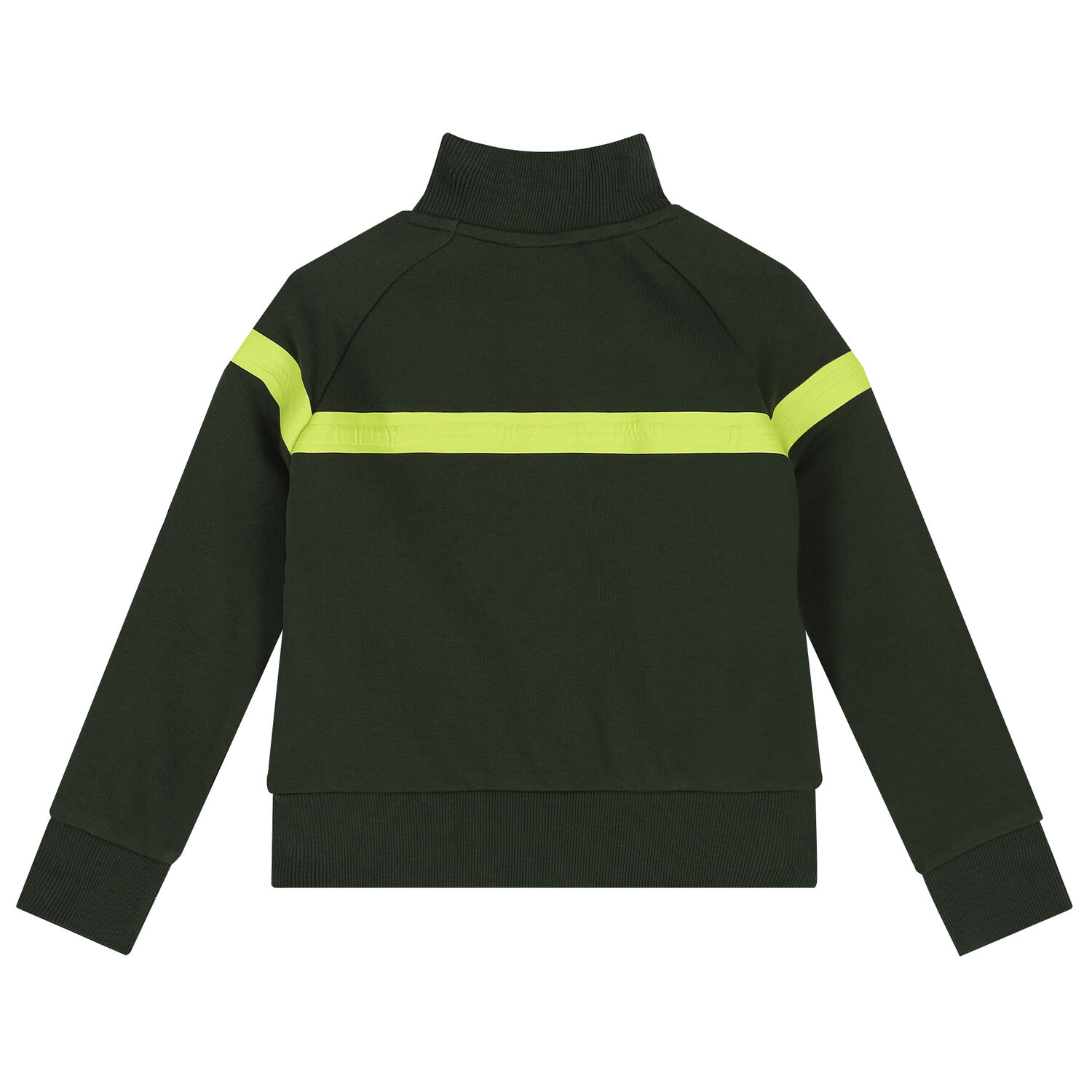 توب بسحاب بالشعار باللون الكاكي للأولاد, 1, hi-res