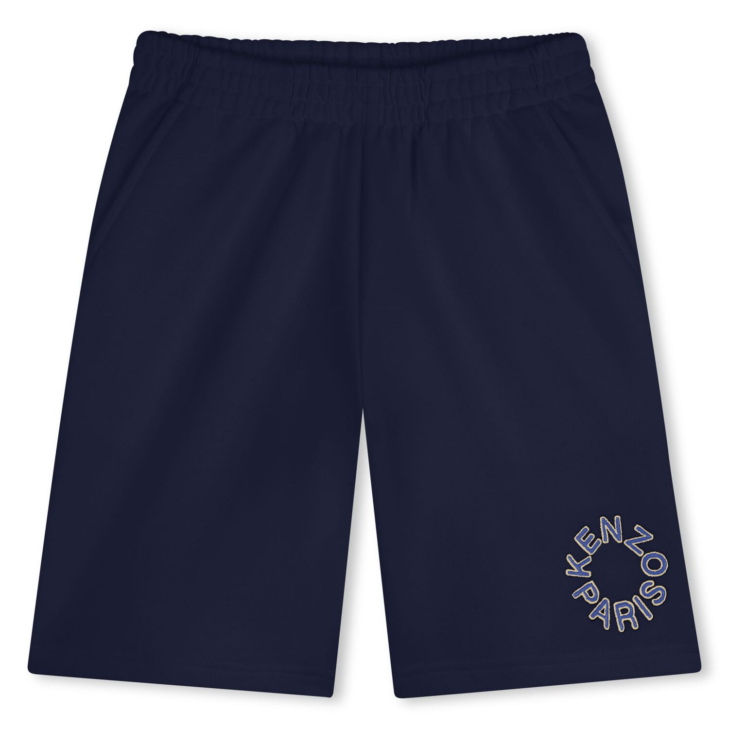 Navy Blue Logo Shorts, 2, hi-res