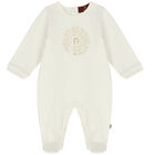 Ivory & Gold Logo Babygrow Gift Set, 1, hi-res