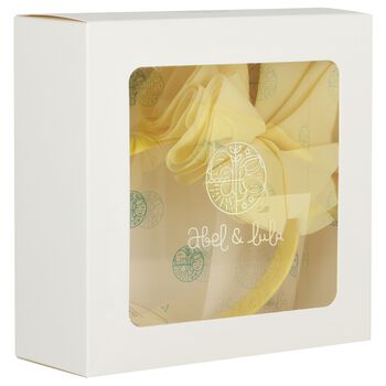 طوق رأس باللون أصفر مزين بالزهور للبنات