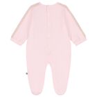 طقم هديه افرول وقبعه ومريله بالشعار للبنات باللون الوردى والذهبي , 1, hi-res