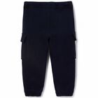 بنطلون رياضى قطن باللون الكحلى للاولاد, 1, hi-res