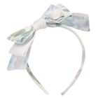 طوق شعر للبنات شيفون باللون ازرق, 4, hi-res