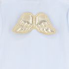 أفرول  مخملي بطبعة اجنحة باللون الأزرق للأولاد الصغار, 1, hi-res