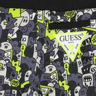 شورت رمادي بشعار للأولاد, 1, hi-res