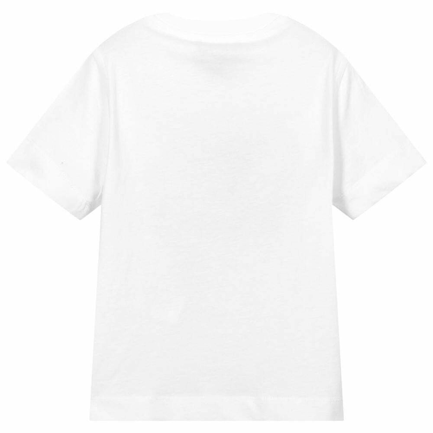 Boys White Logo T-Shirt, 1, hi-res