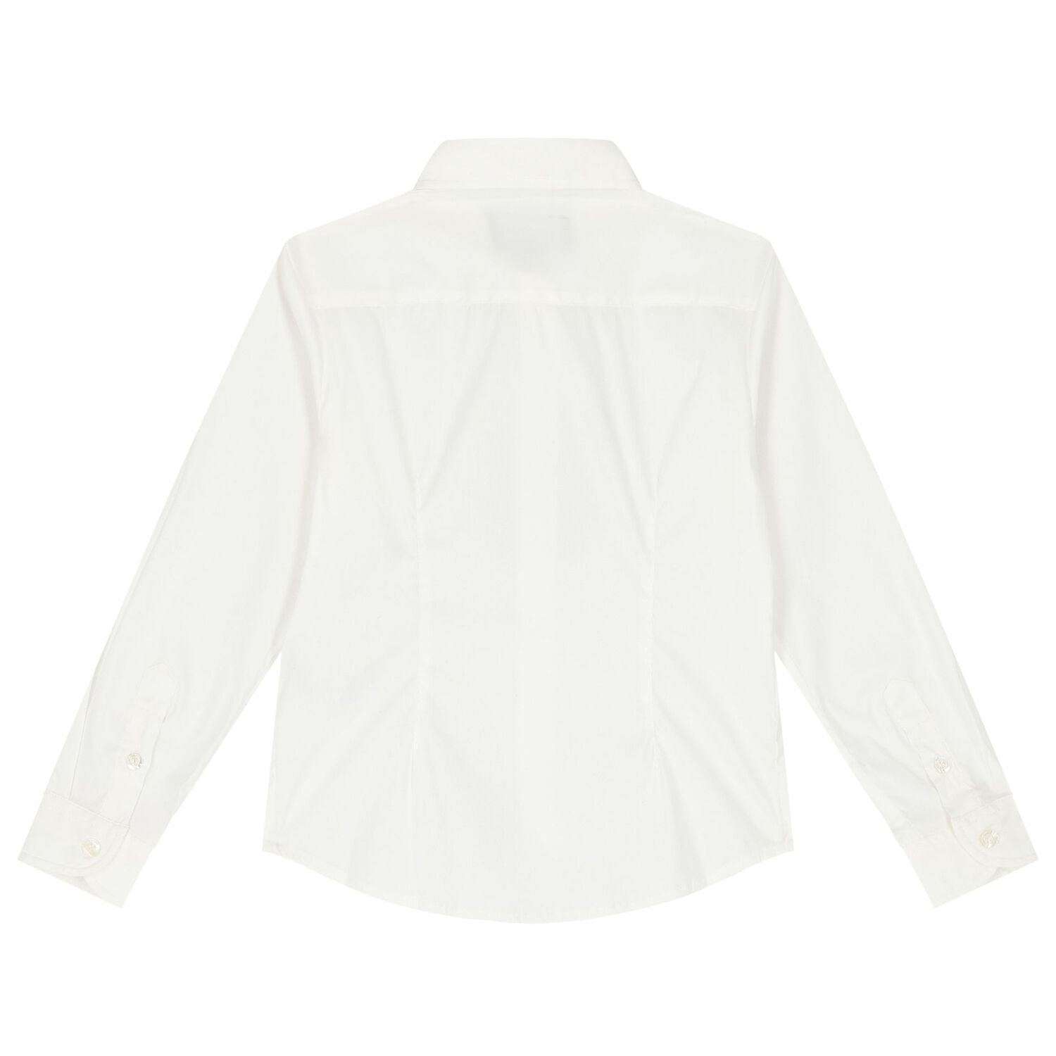 Boys White Logo Shirt, 1, hi-res image number null