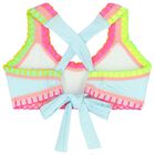 Girls Light Blue Embroidered Bikini, 1, hi-res