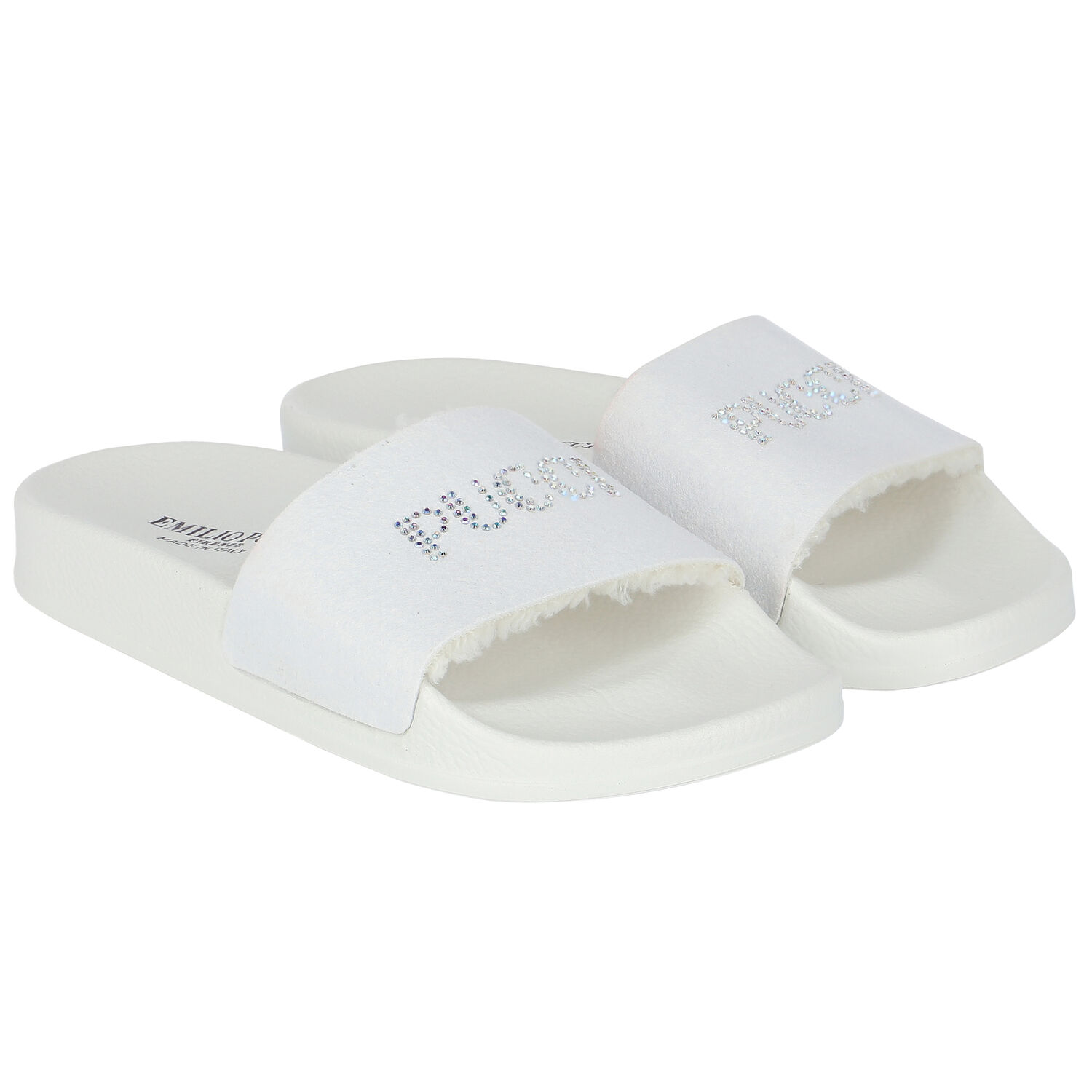 سلايدر بالشعار باللون الأبيض للبنات, 1, hi-res