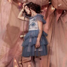 فستان تول باللون الرمادي, 1, hi-res