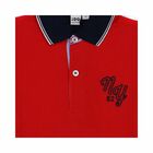 شيرت بولو قطن باللون الاحمر, 1, hi-res