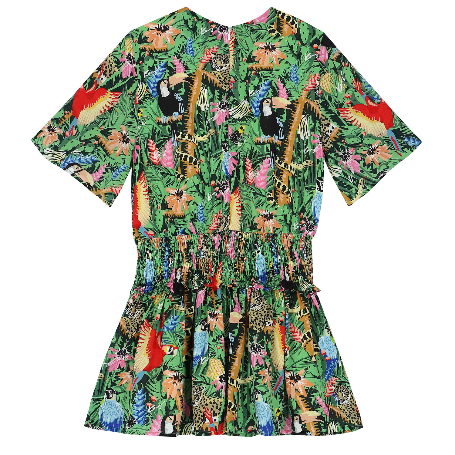 فستان استوائي باللون الأخضر , 1, hi-res