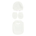 Baby Girls Ivory 4-Piece Babysuit Set, 1, hi-res