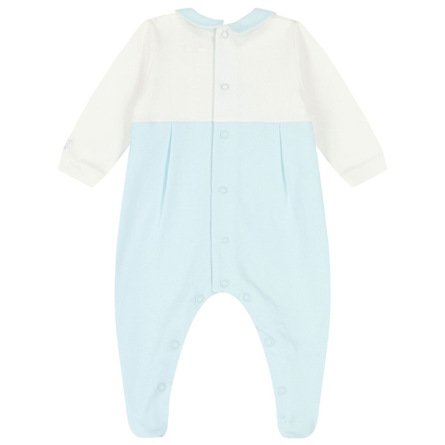 افرول أولاد بطبعة الدب تيدي باللون الأزرق والأبيض, 1, hi-res image number null