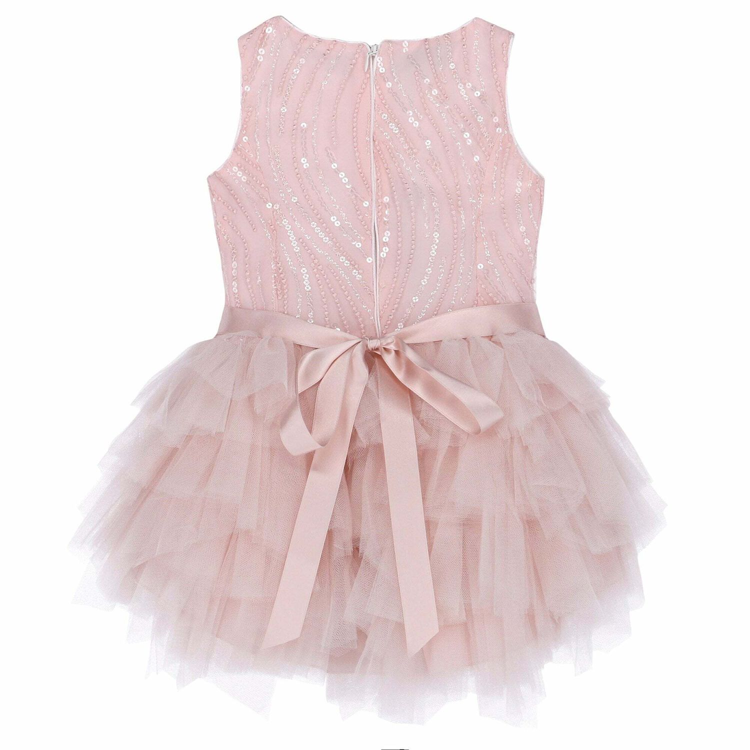 Girls Pink Embellished Dress, 1, hi-res image number null