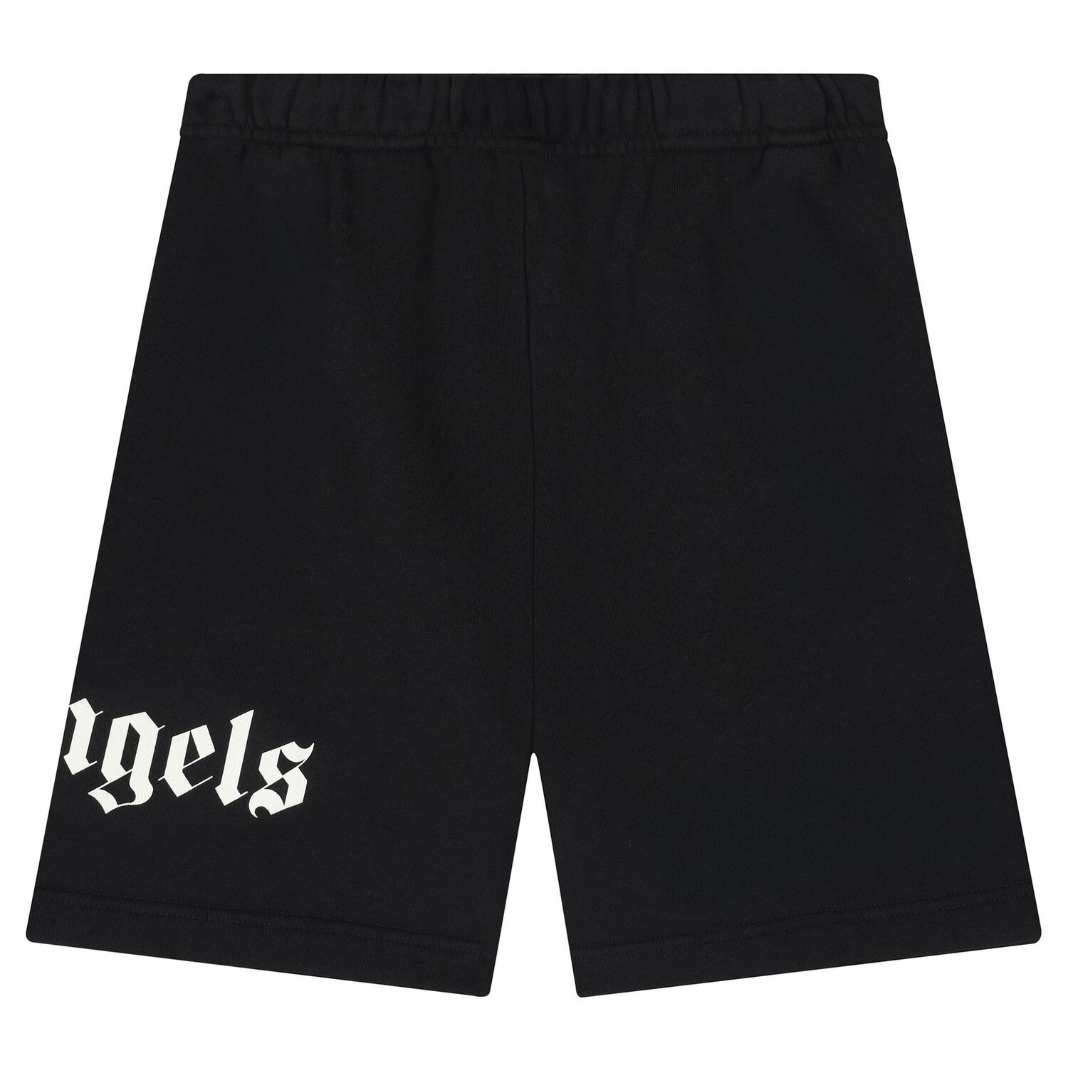 Black Cotton Logo Shorts, 3, hi-res image number null