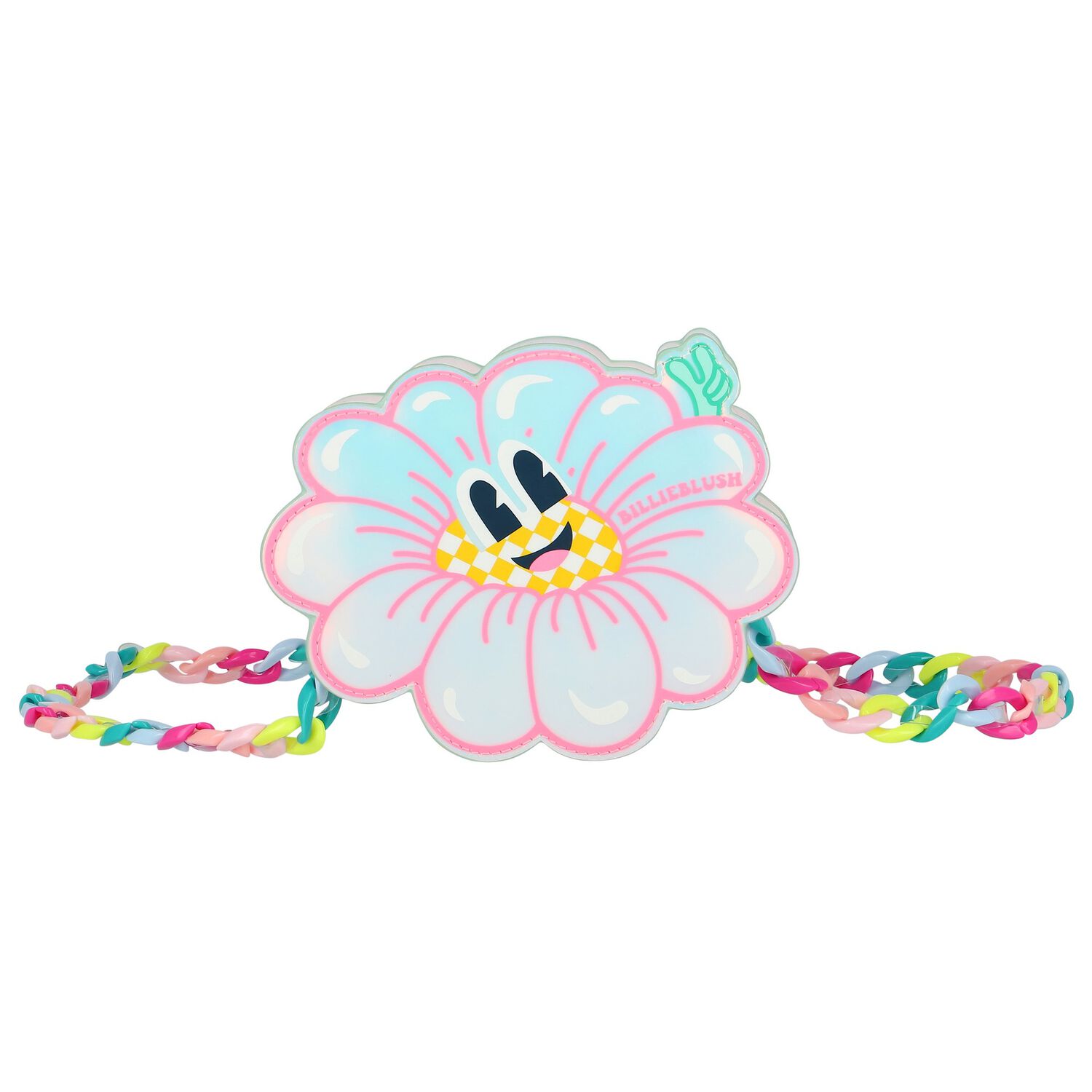 حقيبة بنات كتف بالشعار باللون الأبيض, 1, hi-res image number null