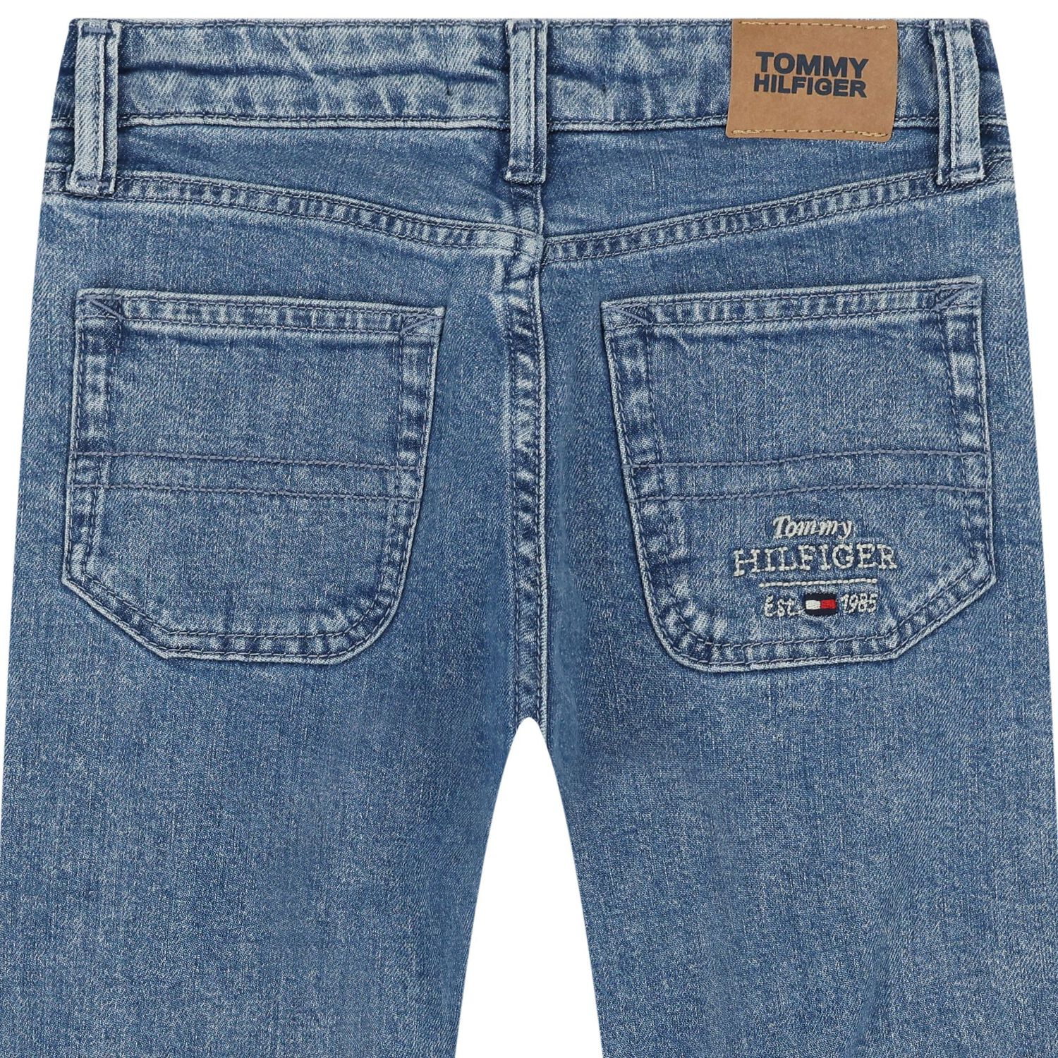 Boys Blue Logo Blue Jeans, 1, hi-res image number null