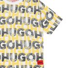 Boys White Monogram Logo T-Shirt, 2, hi-res