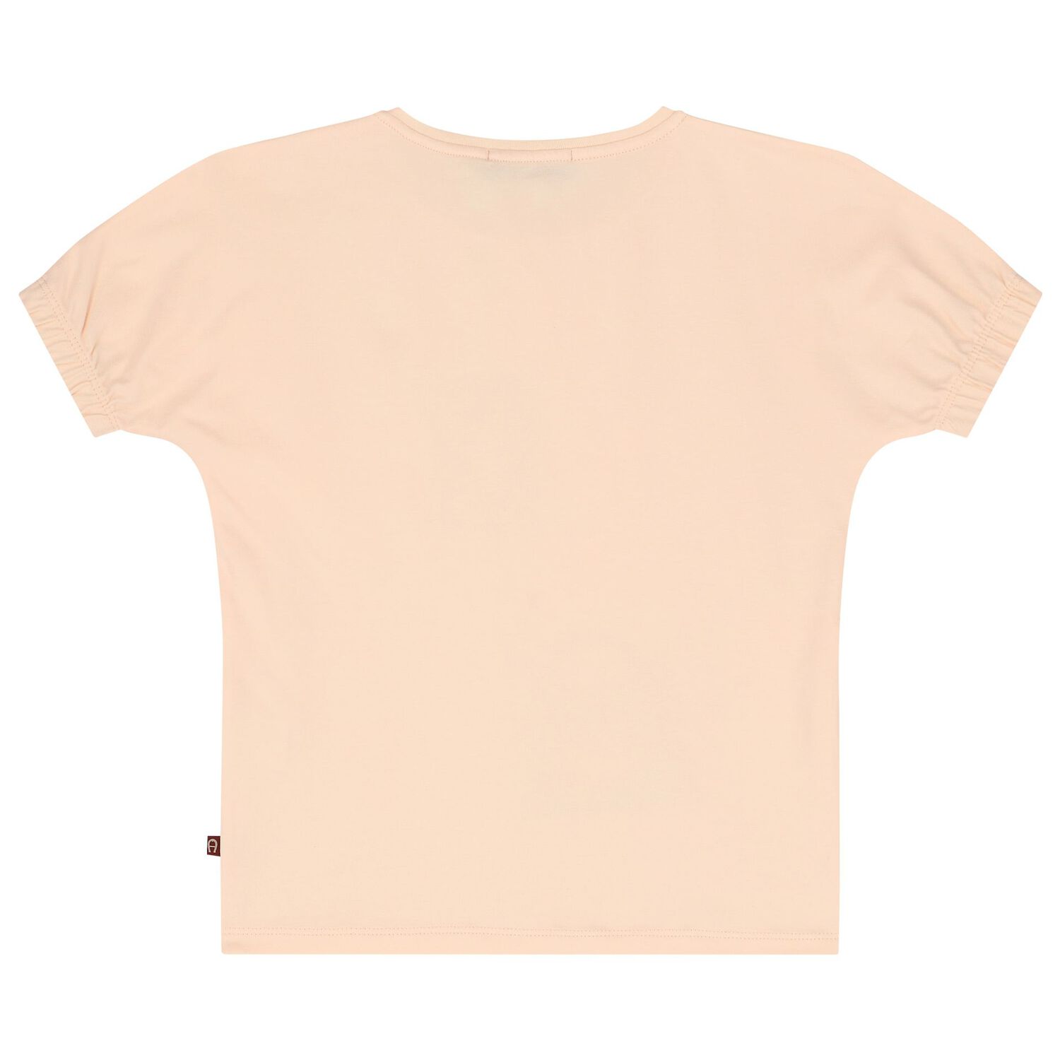 تيشيرت بنات بطبعة حقيبة بالشعار باللون الوردى, 2, hi-res