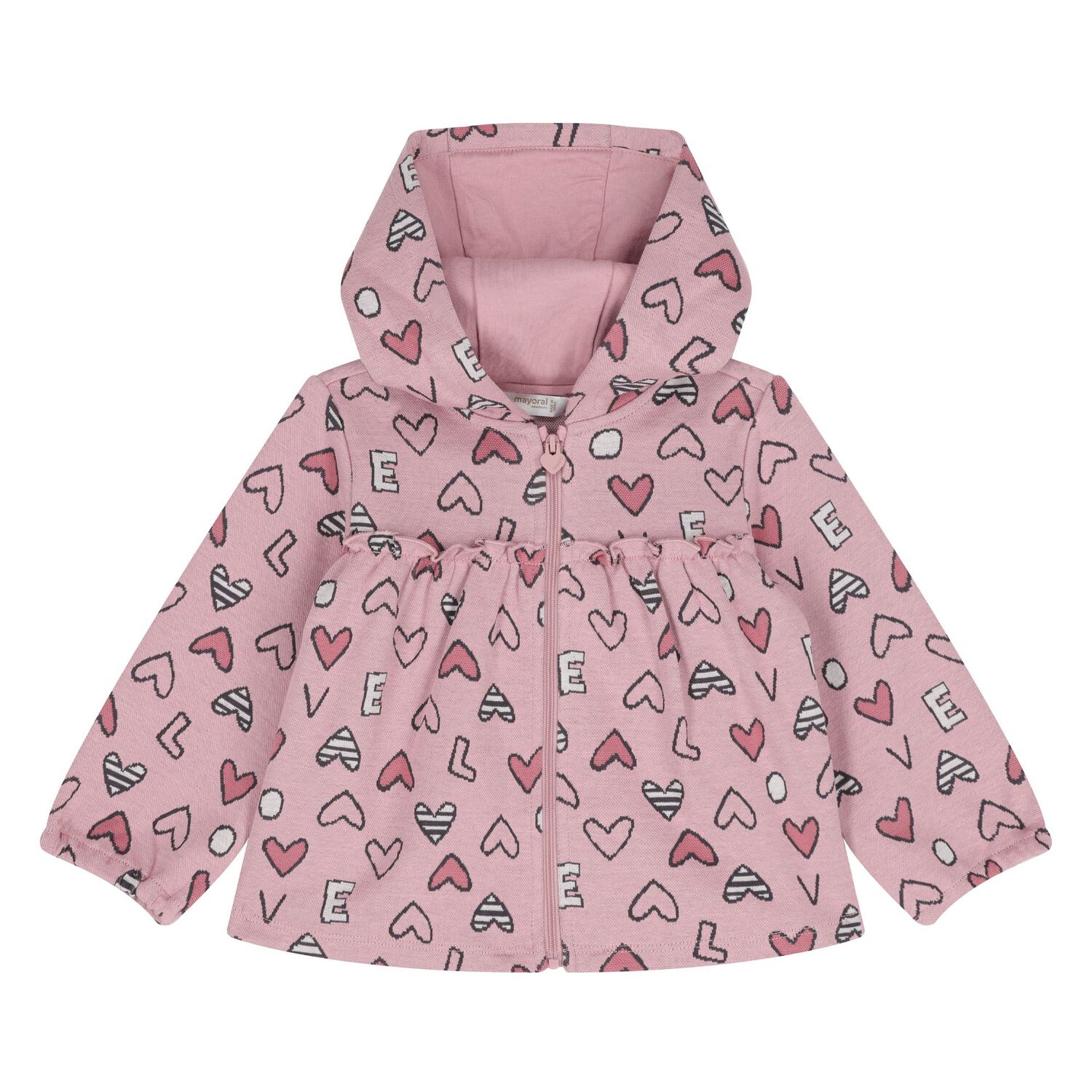 بدله رياضيه للبنات باللون العاجى والوردى ( 3 قطع ) , 1, hi-res