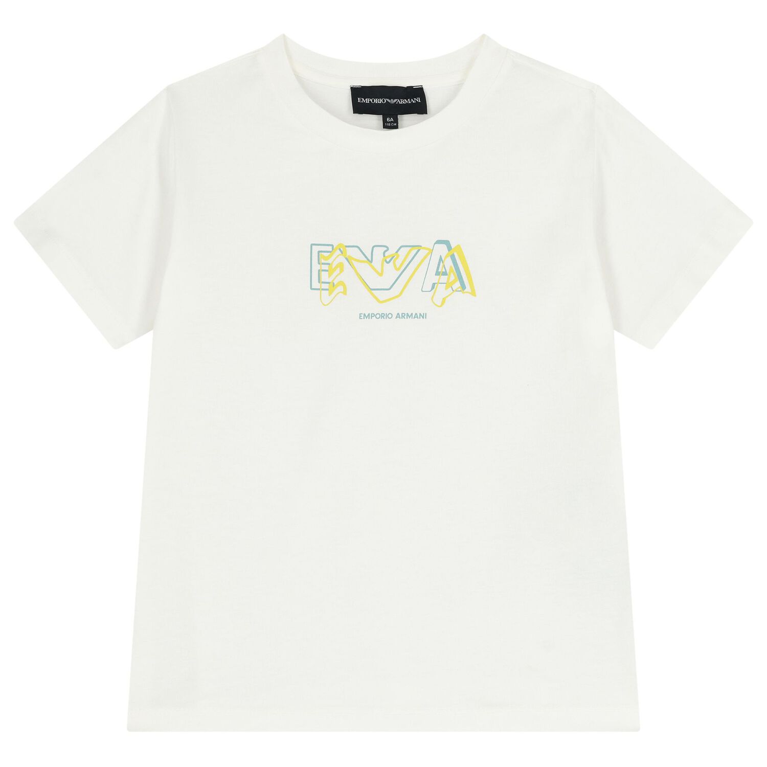 تيشيرت اولاد باللون الازرق والابيض ( 2 قطعه ) , 2, hi-res