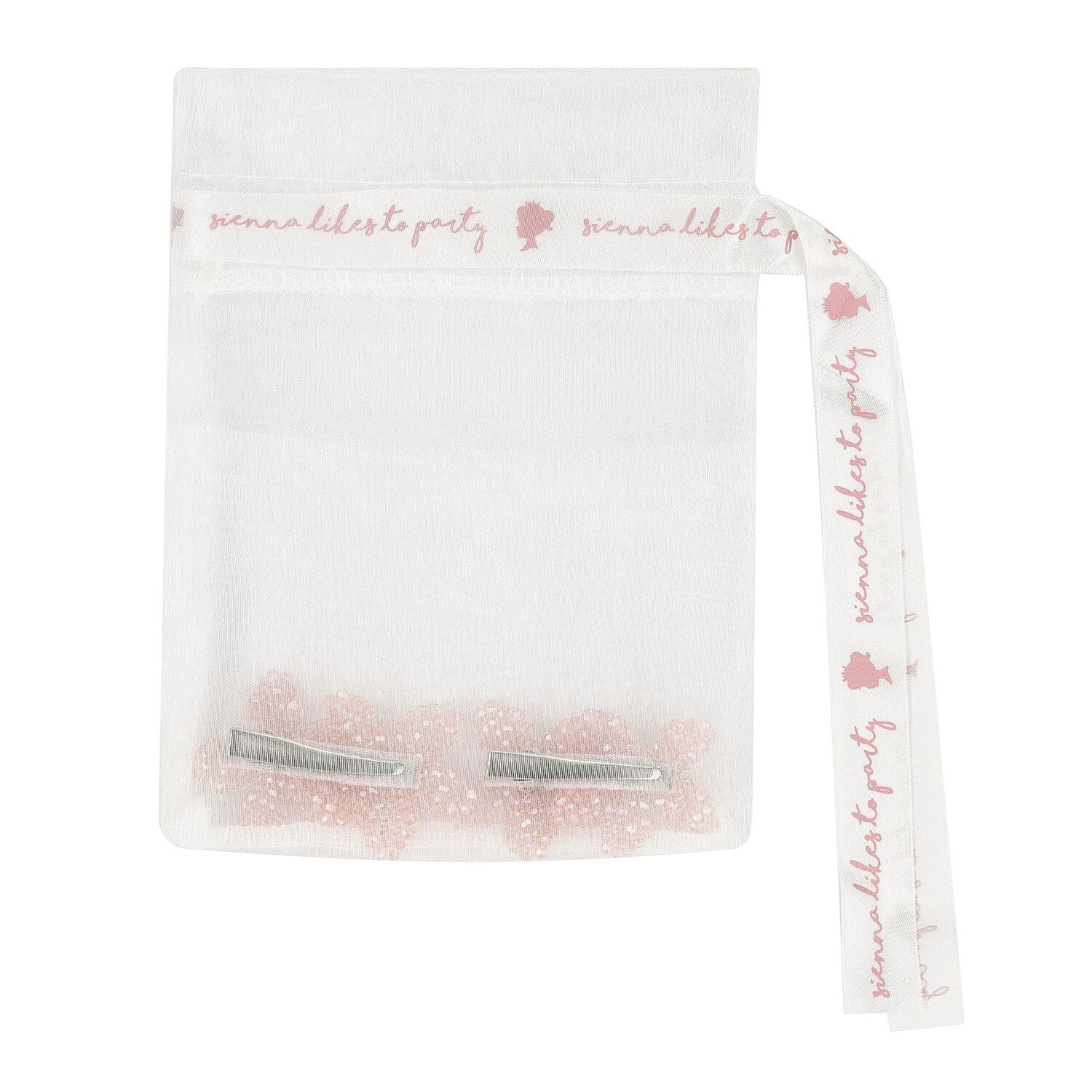  مشبك شعر للبنات مزين بالورود  باللون الوردي (قطعتين), 3, hi-res