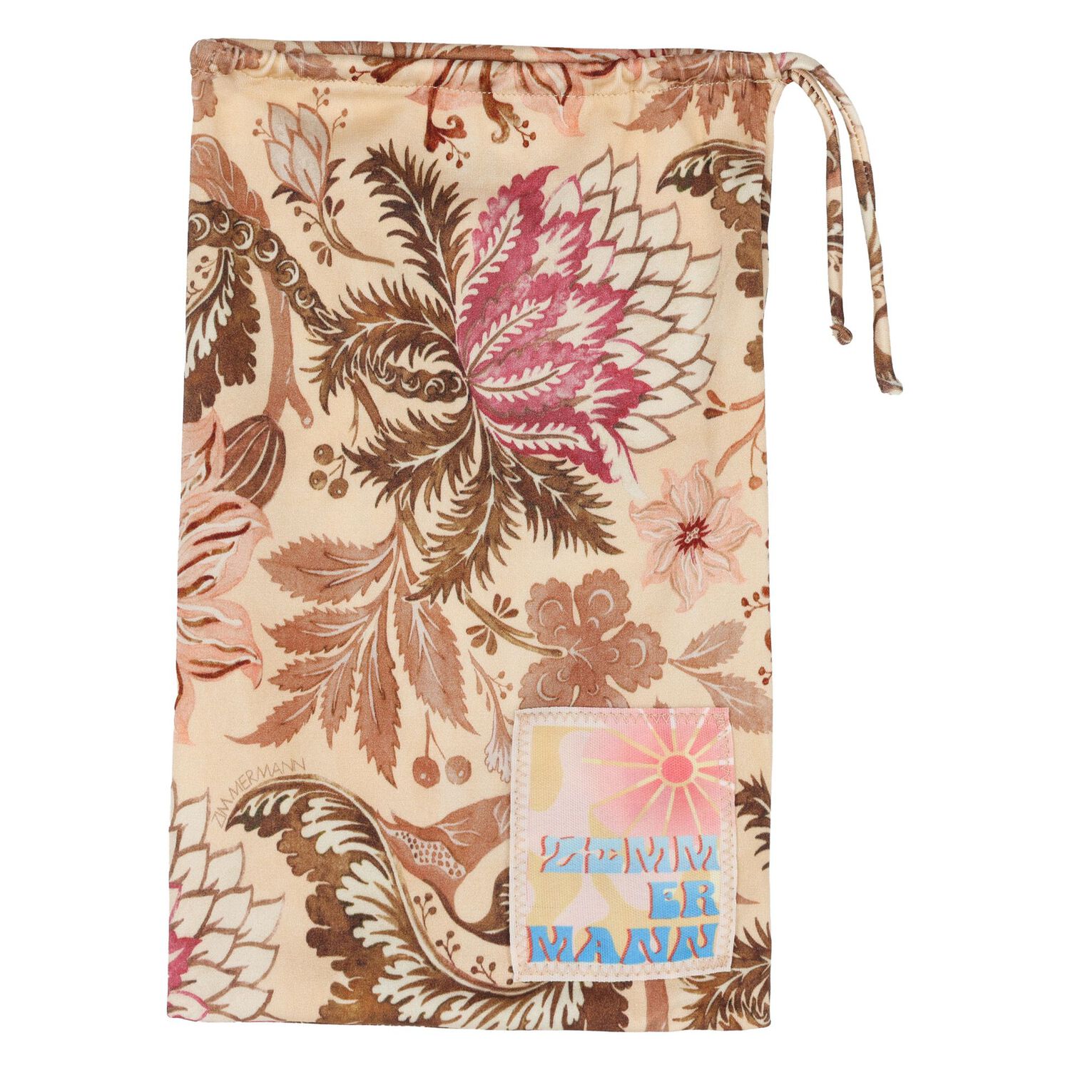 Girls Pink Floral Bikini, 1, hi-res