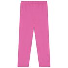 Girls White & Pink Floral Leggings Set, 2, hi-res