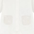 White & Beige Logo Babygrow Set, 5, hi-res