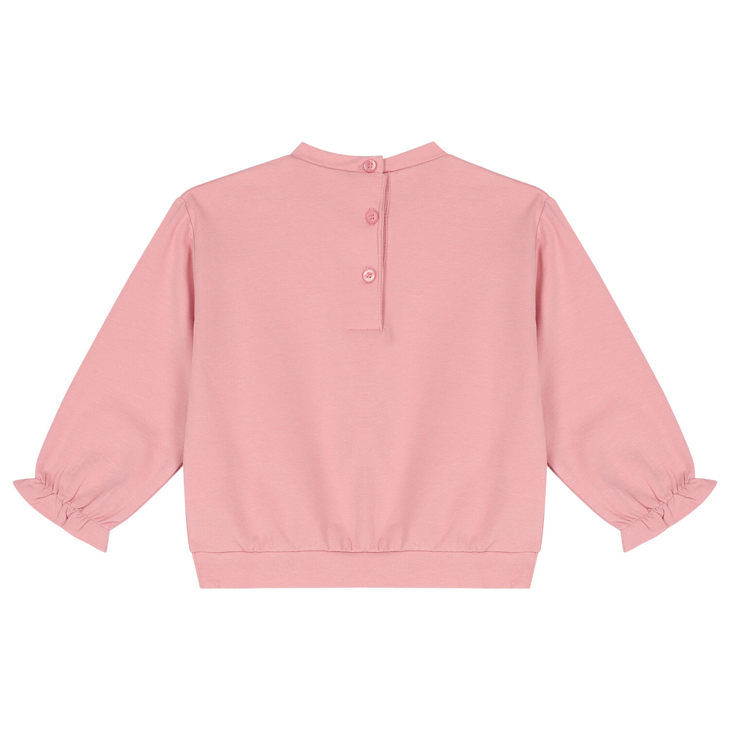 بدلة رياضية بنات بشعار تيدى باللون الوردى, 1, hi-res