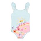 Baby Girls Rainbow Swimsuit Set, 1, hi-res