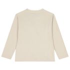 Boys Ivory & Grey Long Sleeve Top ( 2-Pack ), 1, hi-res