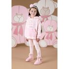 طقم بنات ليغنز بالشعار باللون الوردي, 1, hi-res