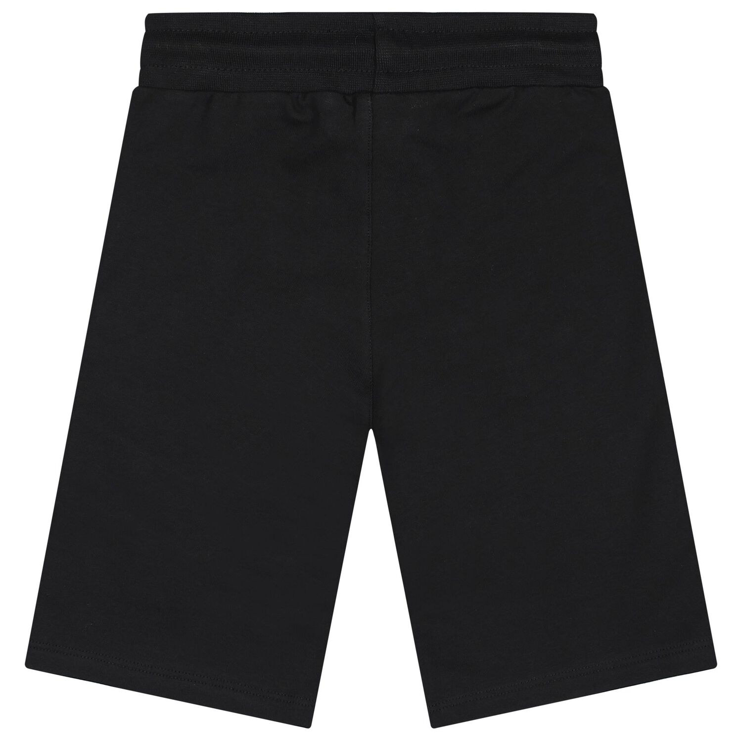 Boys Black Logo Shorts, 1, hi-res