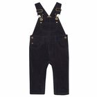 Younger Boys Navy Dungaree, 1, hi-res