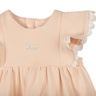 Younger Girls Pink Logo Dress, 1, hi-res
