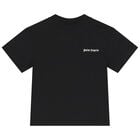 تيشيرت بالشعار باللون الأسود, 1, hi-res