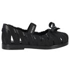 حذاء بشعار فيونكة سوداء للبنات الصغار, 1, hi-res