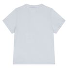 Younger Boys Blue Logo T-Shirt, 2, hi-res