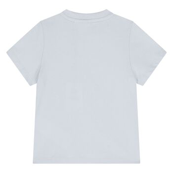 Younger Boys Blue Logo T-Shirt