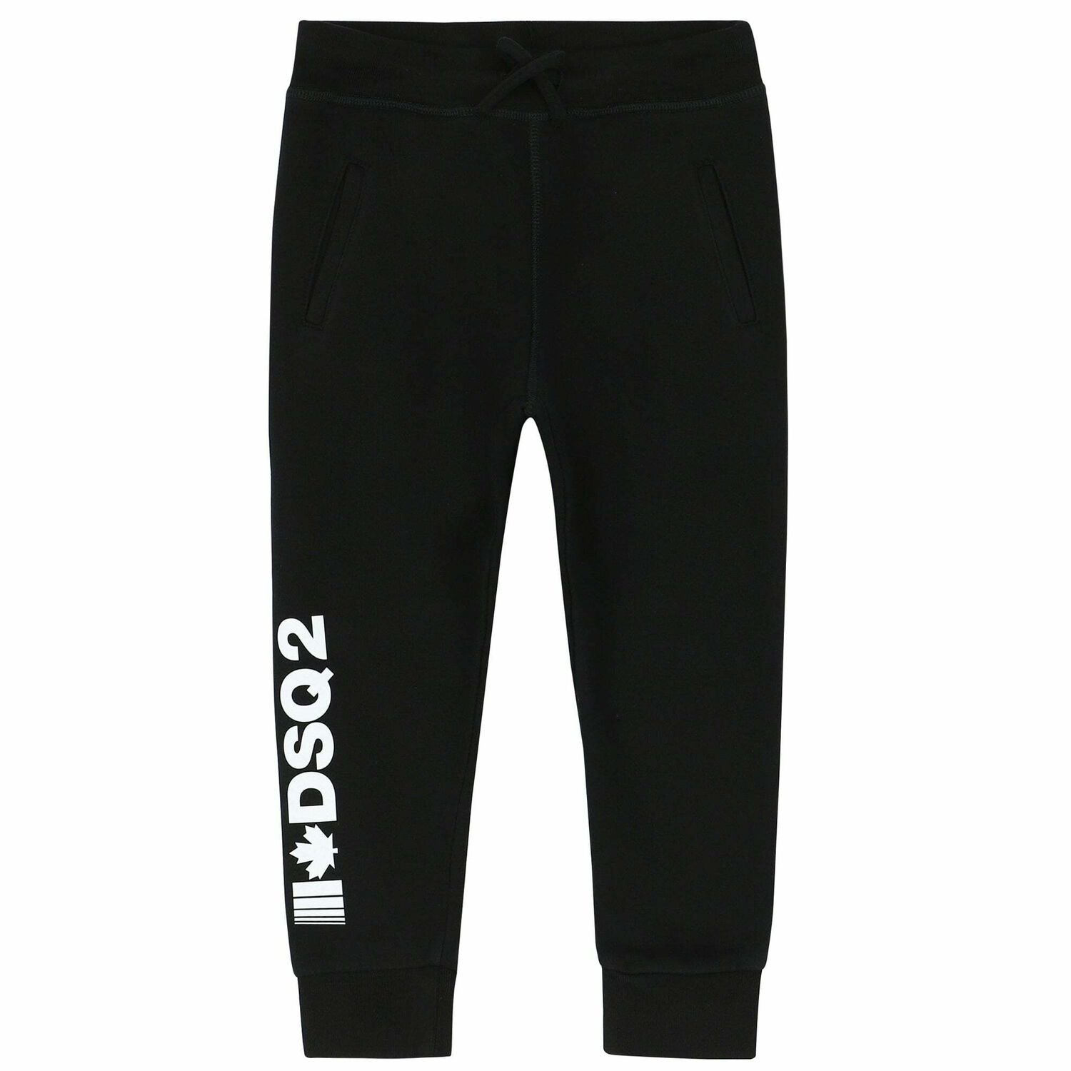 Boys Black Logo Joggers, 2, hi-res image number null