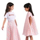 Girls White Logo T-Shirt, 1, hi-res